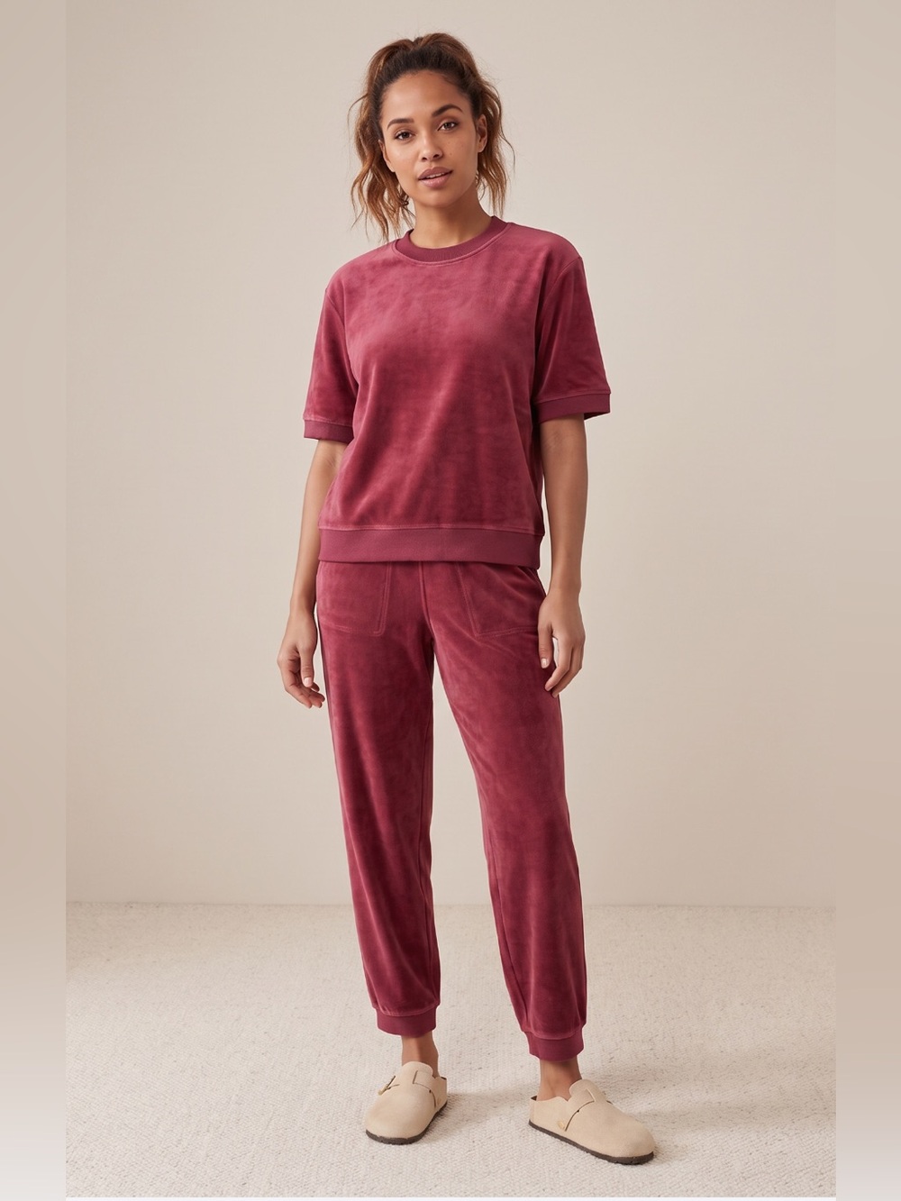 PACT GOTS Organic CottonVelour Lounge Set
